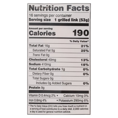 Marcangelo Hot Italian Sausage - 39.36OZ - Image 3