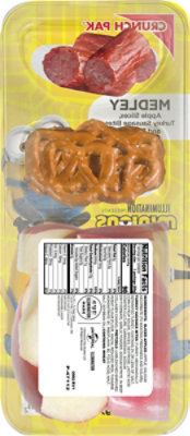 Minions Medley Apple Slices Turkey Sausage Bites And Pretzels 2.45oz - 2.45 OZ - Image 5