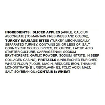 Minions Medley Apple Slices Turkey Sausage Bites And Pretzels 2.45oz - 2.45 OZ - Image 4