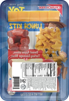 Toy Story Kitz Sweet Apple Slices Turkey Sausage Bites Cheese And Crackers 4oz - 4 OZ - Image 5