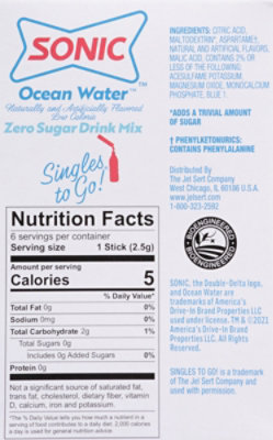 Sonic Ocean Water Drink Mix 6ct - 6 CT - Image 6