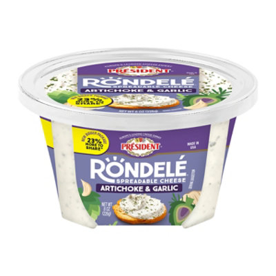 President Rondele Artichoke & Garlic - 8 OZ - Image 2