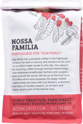 Nossa Familia Ernestos House Roast Whole Bean - 12 OZ - Image 3
