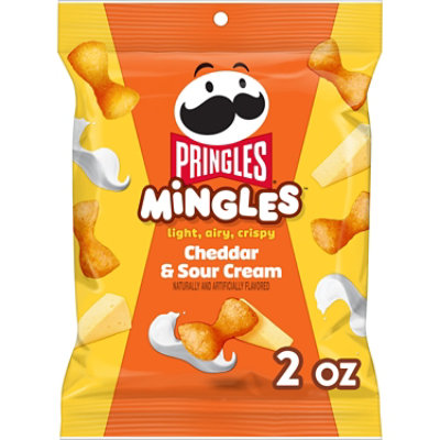 Pringles Mingles Puffed Snacks Cheddar and Sour Cream Cheese Puffs - 2 Oz - Image 1