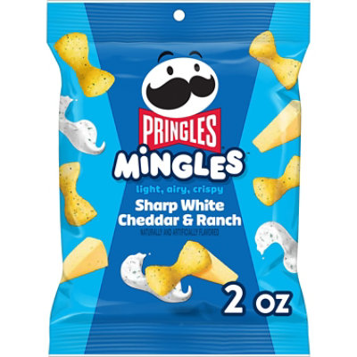 Pringles Mingles Puffed Snacks Sharp White Cheddar and Ranch Cheese Puffs - 2 Oz - Image 1