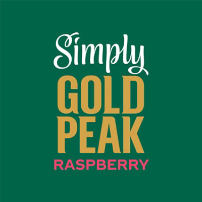 Simply Gold Peak Tea & Raspberry Bottle 52 Fl Oz - 52 FZ - Image 3
