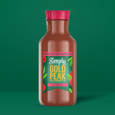 Simply Gold Peak Tea & Raspberry Bottle 52 Fl Oz - 52 FZ - Image 4