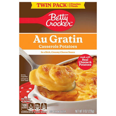 Betty Crocker Au Gratin Casserole Potatoes Twin Pack - 8 OZ - Image 2