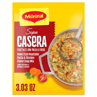 Maggi Sopas Caseras Dehyrdrated Soup Chicken 12x3.03oz - 3.034OZ - Image 1