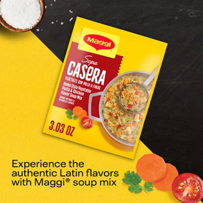 Maggi Sopas Caseras Dehyrdrated Soup Chicken 12x3.03oz - 3.034OZ - Image 4