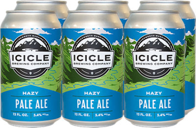 Icicle Hazy Pale Ale, Can, 6pk 72fl Oz In Cans - 6-12 FZ - Image 1