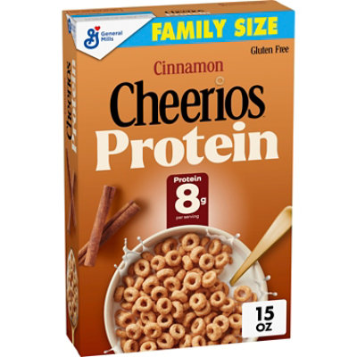Cheerios Protein Cinnamon Family Size Breakfast Cereal - 15 Oz - Image 2