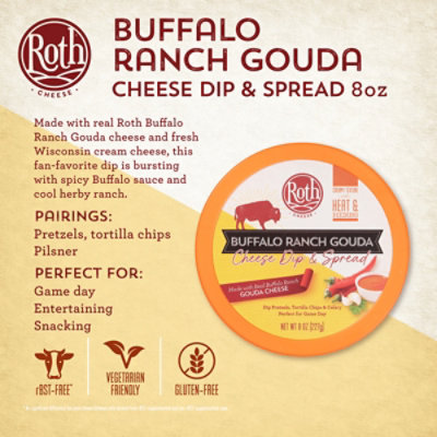 Roth Buffalo Ranch Gouda Dip & Spread - 8 OZ - Image 5