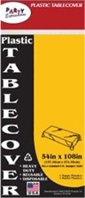 Table-Mate 54x108 Harvest Yellow Tablecover - Each - Image 1
