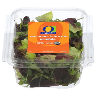 O Organics Lettuce Red Baby Butter & Arugula 5 Oz - 5 Oz - Image 2