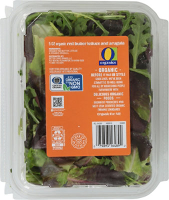 O Organics Lettuce Red Baby Butter & Arugula 5 Oz - 5 Oz - Image 4