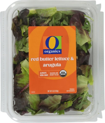 O Organics Lettuce Red Baby Butter & Arugula 5 Oz - 5 OZ - Image 1