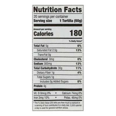 La Banderita Homestyle 9 Inch Flour Tortillas 20 Ct - 2.60 LB - Image 4