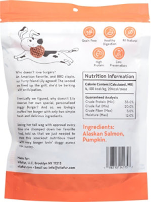 Barkin Burger Salmon & Pumpkin - 5 OZ - Image 4