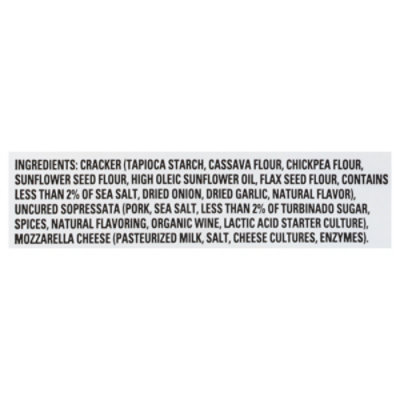 Boars Head Uncured Sopressata Mozzarella & Gluten Free Cracker Tray - 1.75 OZ - Image 4