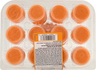 Cafe Valley Crush Orange Mini Cupcakes 12 Count - 10 OZ - Image 5