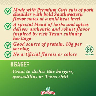 Cacique Premium Pork Texas-style Chorizo 12oz - 12 OZ - Image 3