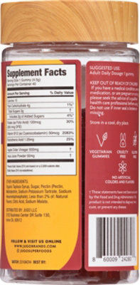 Jugo Acv Plus Superfoods Gummies - 40 CT - Image 5