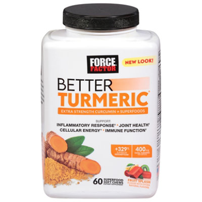 Force Factor Better Turmeric Soft Chews - 60 CT - Image 3