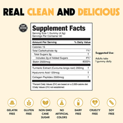 Jugo Beauty Plus Superfoods Gummies - 40 CT - Image 4