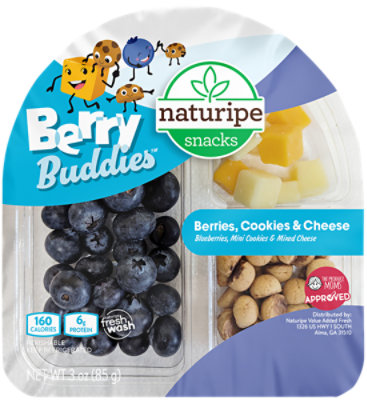 Naturipe Berry Buddies Berries, Cookies & Cheese Snacks - 3 Oz