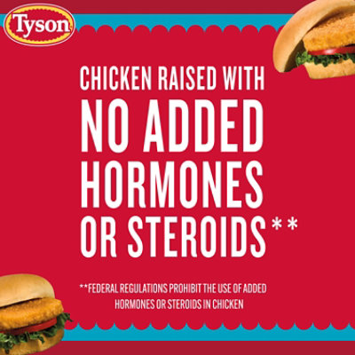 Tyson Fully Cooked Chicken Patties - 23 Oz - Image 1