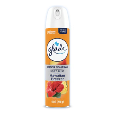 Glade Air Freshener Soft Mist Aerosol, Hawaiian Breeze - 8 Oz. - 8 OZ - Image 1