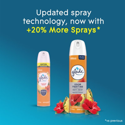 Glade Air Freshener Soft Mist Aerosol, Hawaiian Breeze - 8 Oz. - 8 OZ - Image 3