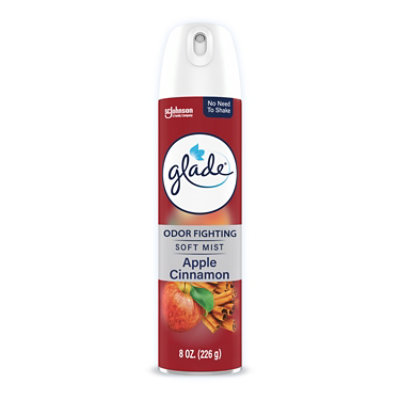 Glade Air Freshener Soft Mist Aerosol, Apple Cinnamon, 8 Oz. - 8 OZ - Image 1
