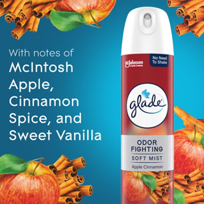 Glade Air Freshener Soft Mist Aerosol, Apple Cinnamon, 8 Oz. - 8 OZ - Image 5