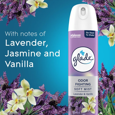 Glade Air Freshener Soft Mist Aerosol, Lavendar & Vanilla - 8 Oz. - 8 OZ - Image 5