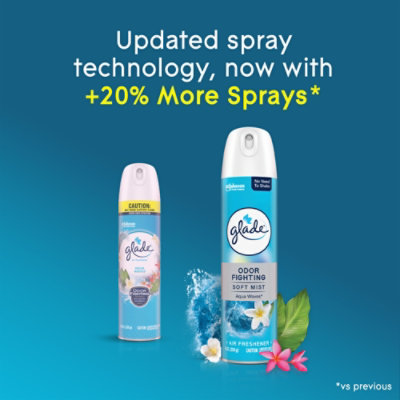 Glade Air Freshener Soft Mist Aerosol, Aqua Waves - 8 Oz. - 8 OZ - Image 3
