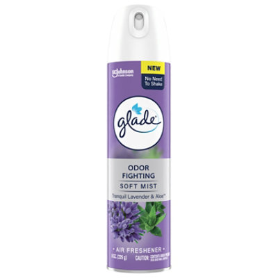 Glade Air Freshener Soft Mist Aerosol Tranquil Lavender & Aloe 8 Oz - 8 OZ - Image 2
