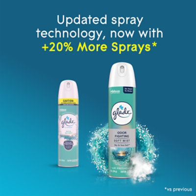 Glade Air Freshener Soft Mist Aerosol Sky & Sea Salt 8 Oz - 8 OZ - Image 3
