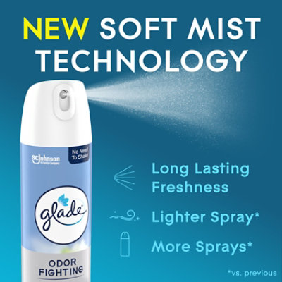 Glade Air Freshener Soft Mist Aerosol, Clean Linen - 8 Oz. - 8 OZ - Image 4
