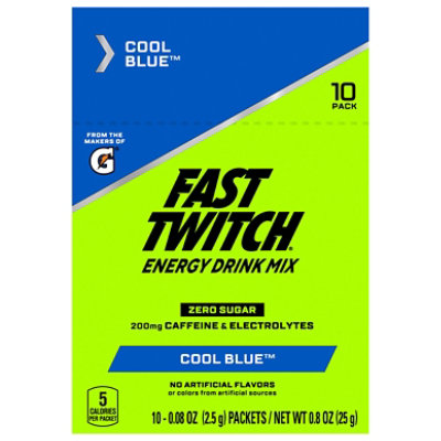 Fast Twitch Powder Cool Blue 10ct - 10 CT - Image 1