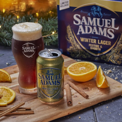 Samuel Adams Winter Lager Seasonal Beer Cans - 12-12 Fl. Oz. - Image 4