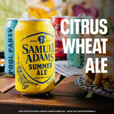 Samuel Adams Summer Ale Seasonal Beer Cans - 12 - 12 Fl. Oz. - Image 4