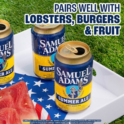 Samuel Adams Summer Ale Seasonal Beer Cans - 12-12 Fl. Oz. - Image 5