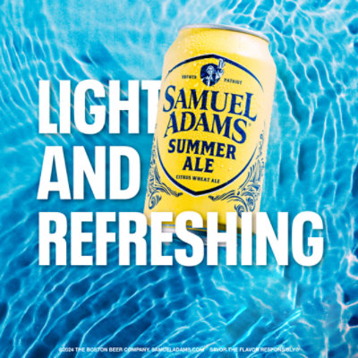 Samuel Adams Summer Ale Seasonal Beer Cans - 12 - 12 Fl. Oz. - Image 3