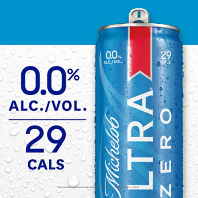 Michelob ULTRA Zero Alcohol-Free American Lager Beer in Cans - 12 Pack, 12 Fl. Oz. - Image 4