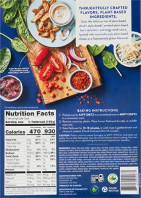 Daiya Flatbread Chickn Smoked Bacn & Ranch - 11.7 OZ - Image 5