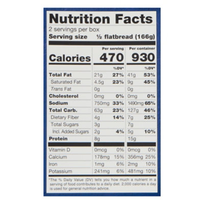 Daiya Flatbread Chickn Smoked Bacn & Ranch - 11.7 OZ - Image 3