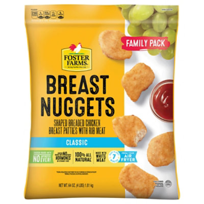 Foster Farms Chicken Breast Nuggets Family Pack - 64 Oz
