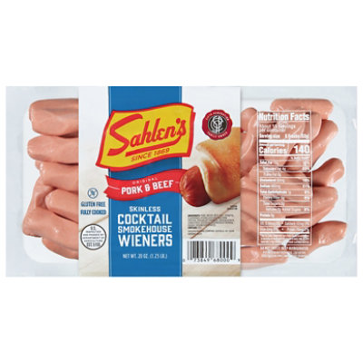 Sahlen Party Popper Cocktail Wiener Pork & Beef, 20 Oz - 20 OZ - Image 3